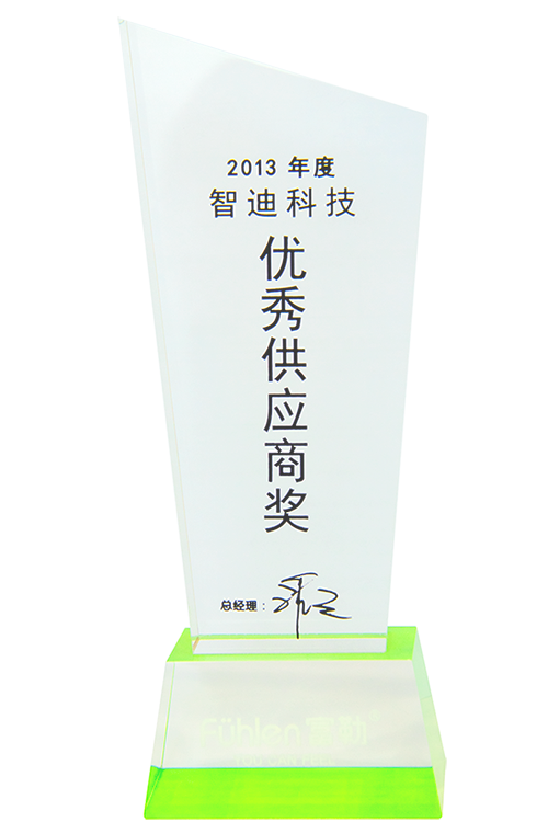 Outstanding Supplier Award in 2013