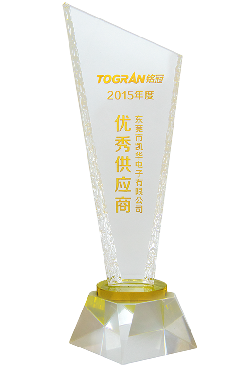 Outstanding Supplier Award in 2015